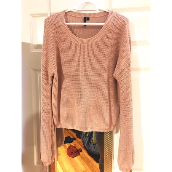 Crop Knit Sweater - Picture 1 of 3